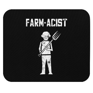 Discover Farm-Acist Farmer Pun Grunge Mouse Pads