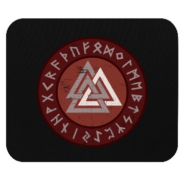 Discover Valknut Viking Warrior Symbol Triangle Mouse Pads