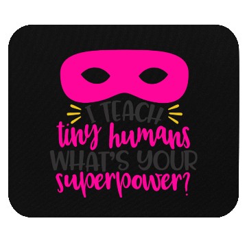 Discover Superpower Superhero Teacher Gift Mouse Pads