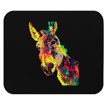 Discover Jackass Mule Donkey Colored Design For Animal Lovers Owners True Friend Mouse Pads
