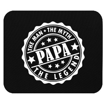 Discover Papa The Man The Myth The Legend Mouse Pads