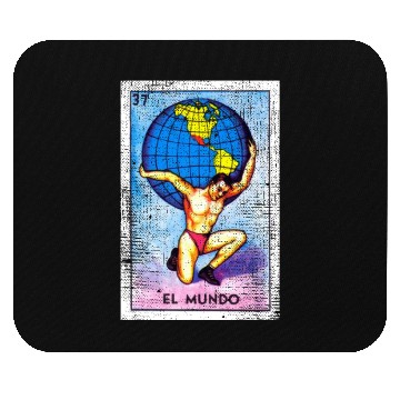 Discover El Mundo Mexican Loteria Bingo Card Mouse Pads