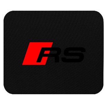 Discover RS logo red black Mouse Pads