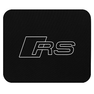 Discover RS logo white Mouse Pads