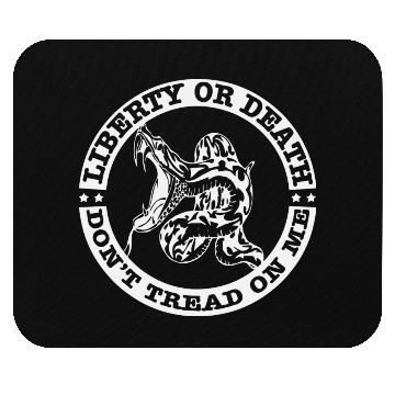 Discover Liberty Or Death no treading ©WhiteTigerLLC Mouse Pads