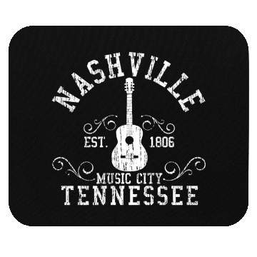 Discover Nashville Tennessee - Country Music City Gift Mouse Pads