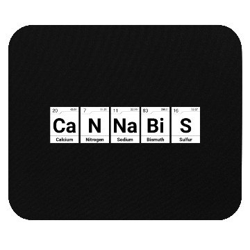 Discover Cannabis Periodic Table Mouse Pads