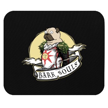 Discover Bark Souls Mouse Pads - Pug Solaire - Dark Souls