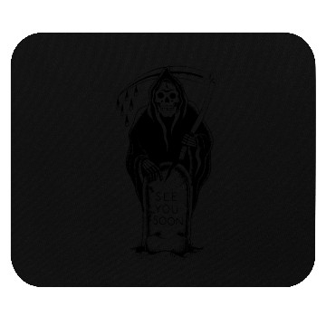 Discover Grim Reaper See You Soon tattoo Mouse Pads
