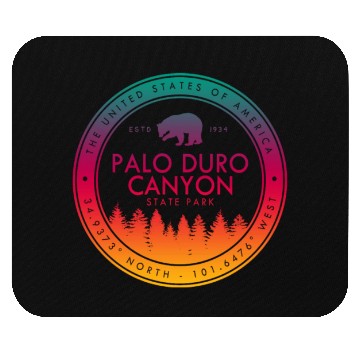 Discover Palo Duro Canyon State Park Texas TX Mouse Pads