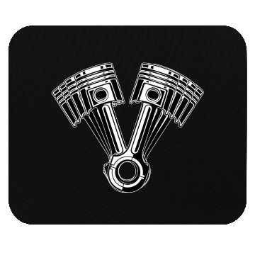 Discover V8 Pistons - Racer, Racing Mouse Pads