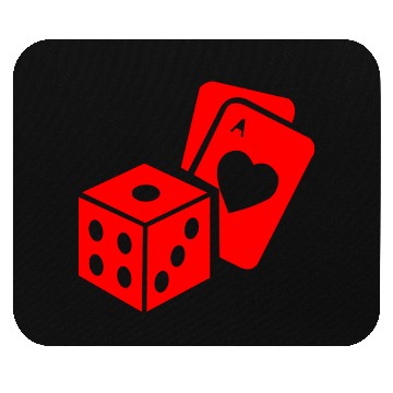 Discover dice and card games Mouse Pads