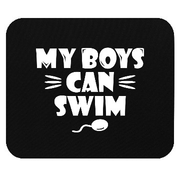 Discover My Boys Can Swim Mouse Pads