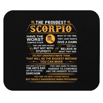 Discover Scorpio zodiac Mouse Pads
