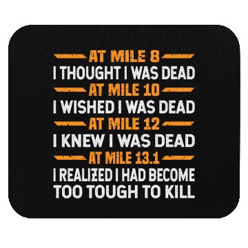 Discover 13 1 Half Marathon Running Mouse Pads For Gift