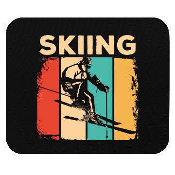 Discover Ski Winter Mouse Pads