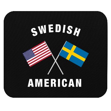 Discover Swedish American Flag Mouse Pads