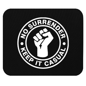 Discover No Surrender Keep It Casual Culture 70s 80s 90s Te Mouse Pads