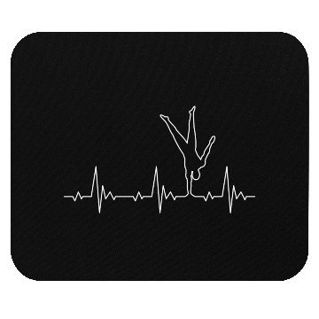 Discover Calisthenics handstand heartbeat street workout Mouse Pads
