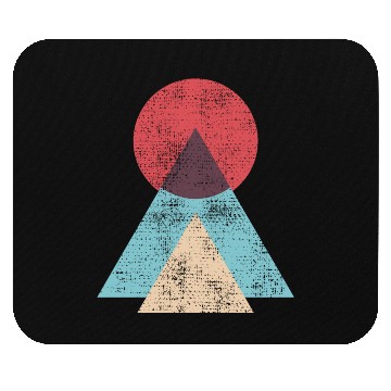 Discover Mountains Sun Nature Abstract Mouse Pads