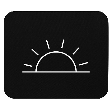 Discover Sun - minimalistic Mouse Pads