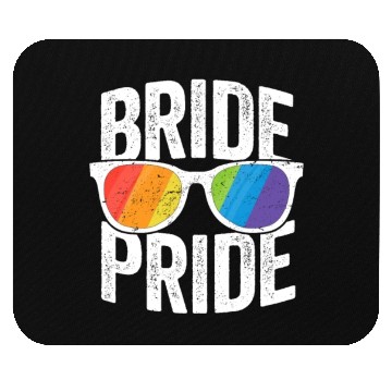 Discover Bride Pride Bachelorette Party Mouse Pads LGBT Pride Lesbian
