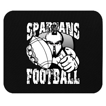 Discover Spartans Football Homecoming Sports School Pride Mouse Pads