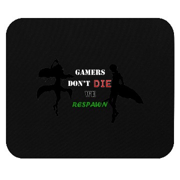 Discover Gamers Dont Die We Respawn (SAO EDITION) Mouse Pads