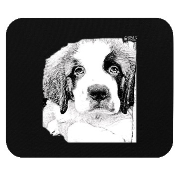 Discover Saint Bernard Mouse Pads