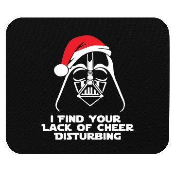 Discover New Funny Darth Vader Star Wars Themed Christmas Mouse Pads