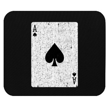 Discover ace of spades playing card Mouse Pads