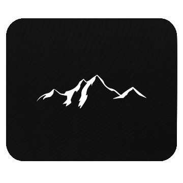Discover Mountain scenery / Mountains white Mouse Pads