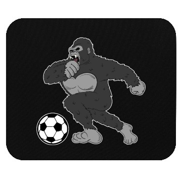 Discover Gorilla Mokey Ape Soccer Player Gift & Present Mouse Pads