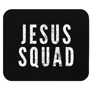Discover Christian Jesus Squad Mouse Pads
