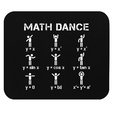 Discover Math dance function Mouse Pads