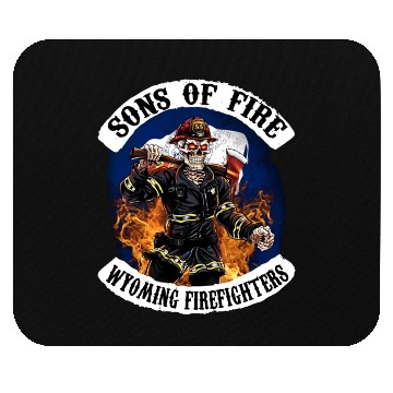 Discover sons of fire wyoming firefighter Mouse Pads