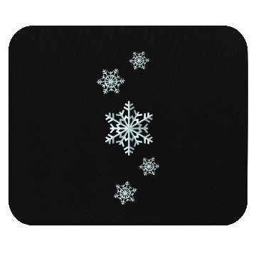 Discover Snowflakes Mouse Pads