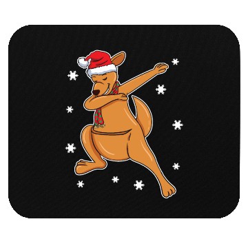 Discover Kangaroo Australian Dabbing Xmas Christmas Present Mouse Pads