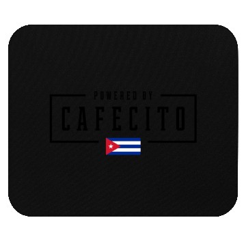 Discover Powered by Cafecito Cuban Coffee Cuba Flag Mouse Pads