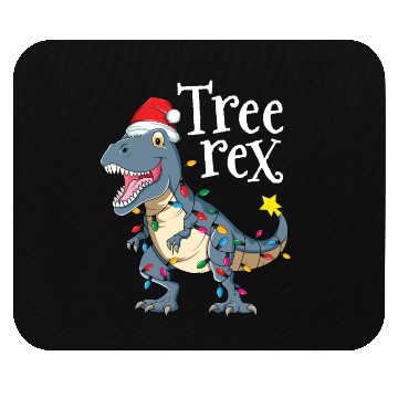 Discover Tree Rex Dinosaur Christmas Mouse Pads Boy Kid Men