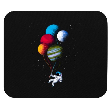 Discover Astronaut balloons Mouse Pads