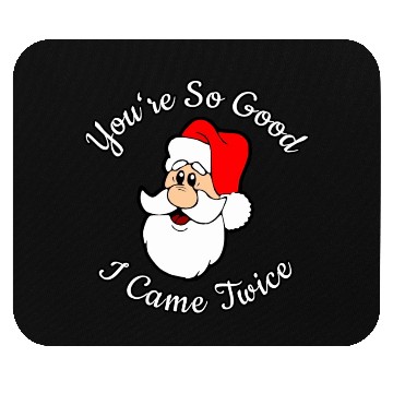 Discover Adult Humor Naughty Dirty Santa Christmas Gift Mouse Pads