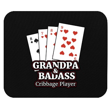 Discover Cribbage Mouse Pads Gift for Cribbage Card Players