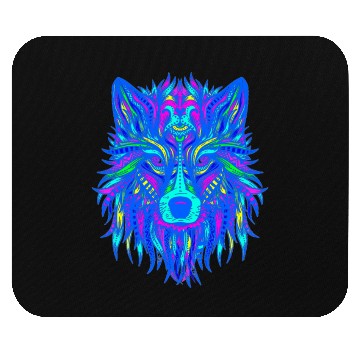 Discover Wolf EDM Mouse Pads
