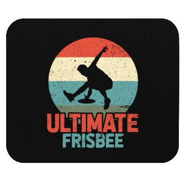 Discover Ultimate Frisbee Retro Mouse Pads