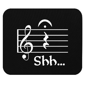 Discover Naughty Music Shhh Mouse Pads