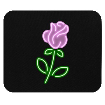 Discover Neon Rose - Pink Mouse Pads