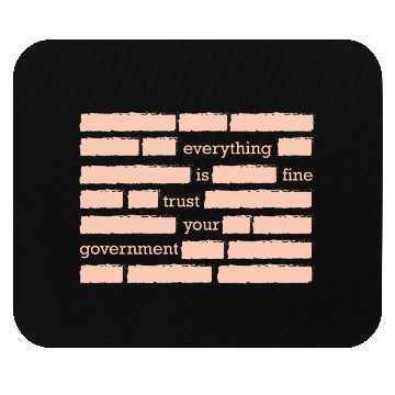 Discover conspiracy theory trust your government funny gift Mouse Pads