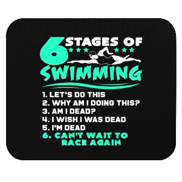 Discover swim Mouse Pads