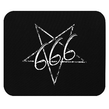 Discover 666 Antichrist Satan Devil Pentagram Mouse Pads